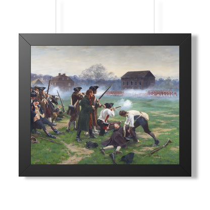 The Battle of Lexington Framed Print | William Barnes Wollen, 1910