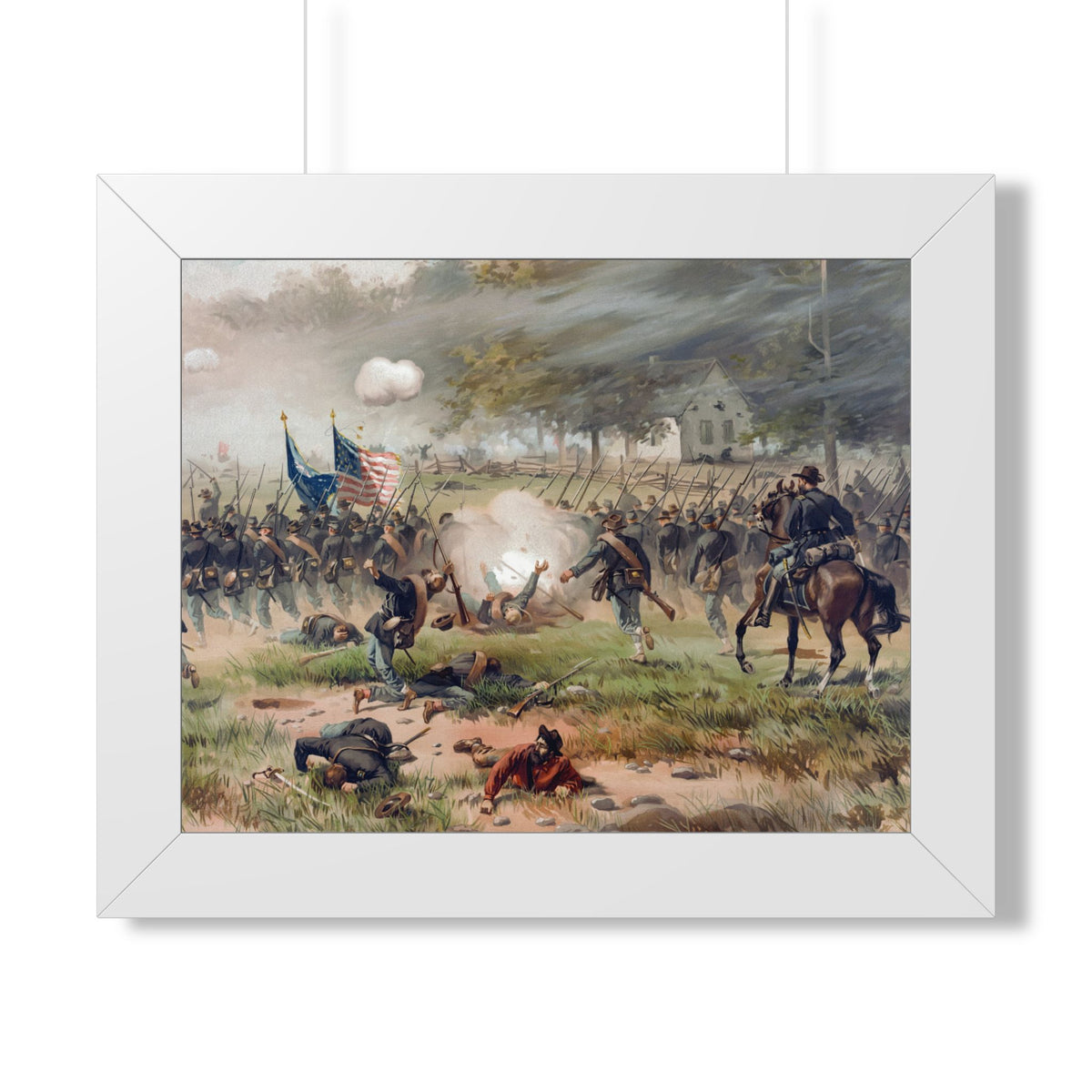 Battle of Antietam Framed Print | Thure de Thulstrup, 1887