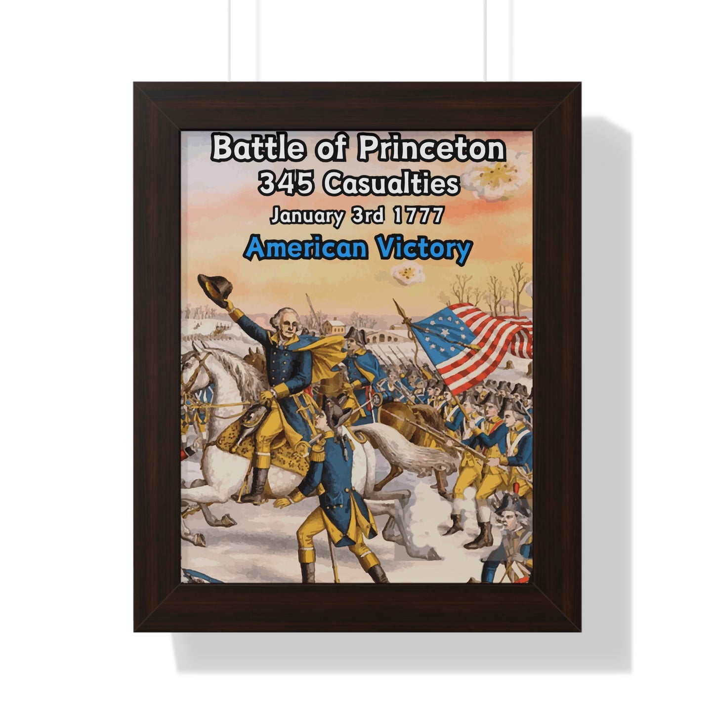 Battle of Princeton Framed Poster