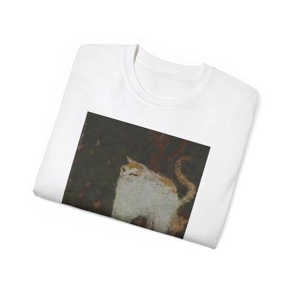 The White Cat Painting Unisex Ultra Cotton Shirt