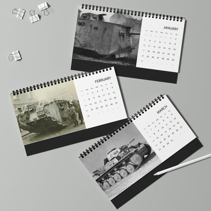 Tanks Throughout History 2027 Desktop Calendar