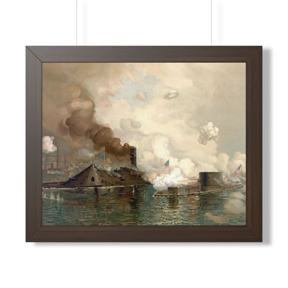 Monitor and Merrimac Framed Print | Julian O. Davidson, 1886