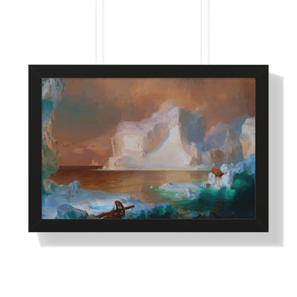 The Icebergs Framed Painting Poster