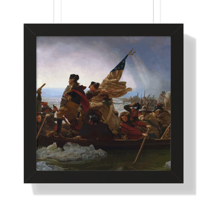 George Washington Crossing the Delaware Framed Painting Poster