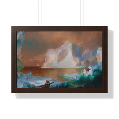 The Icebergs Framed Painting Poster