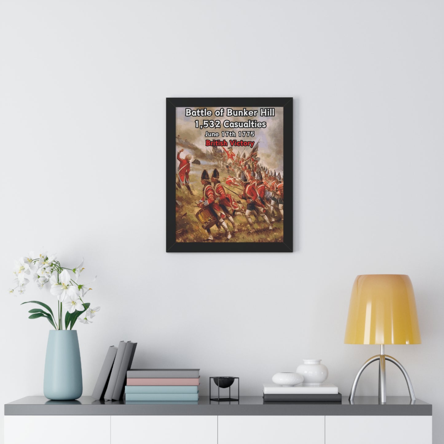 Battle of Bunker Hill Framed Poster