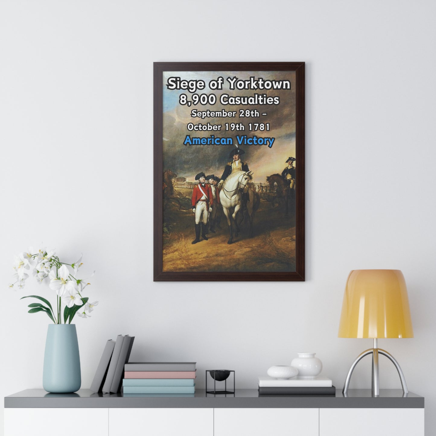 Siege of Yorktown Framed Poster