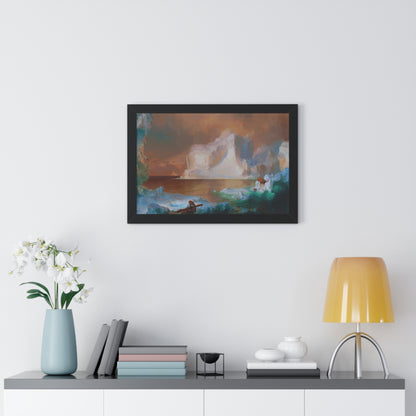 The Icebergs Framed Painting Poster