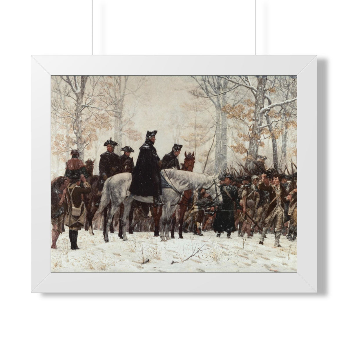 The March to Valley Forge Framed Print | William B. T. Trego, 1883