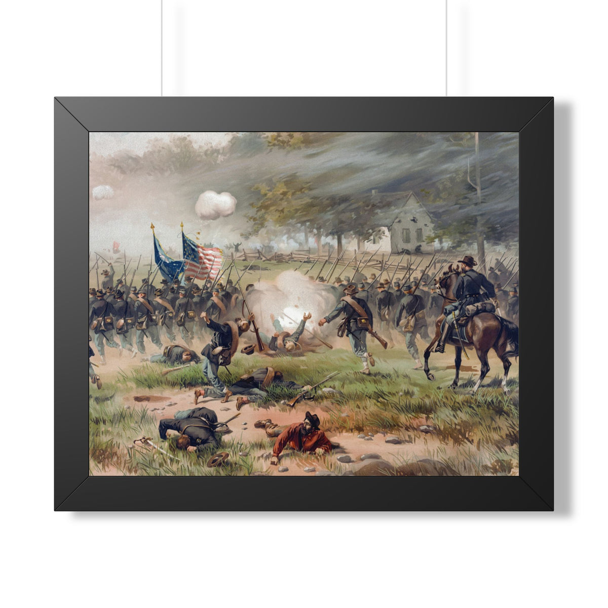 Battle of Antietam Framed Print | Thure de Thulstrup, 1887