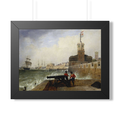 Semaphore at Portsmouth Framed Print | Edward William Cooke, 1836