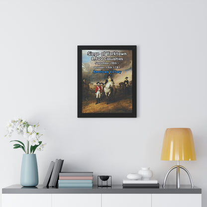 Siege of Yorktown Framed Poster