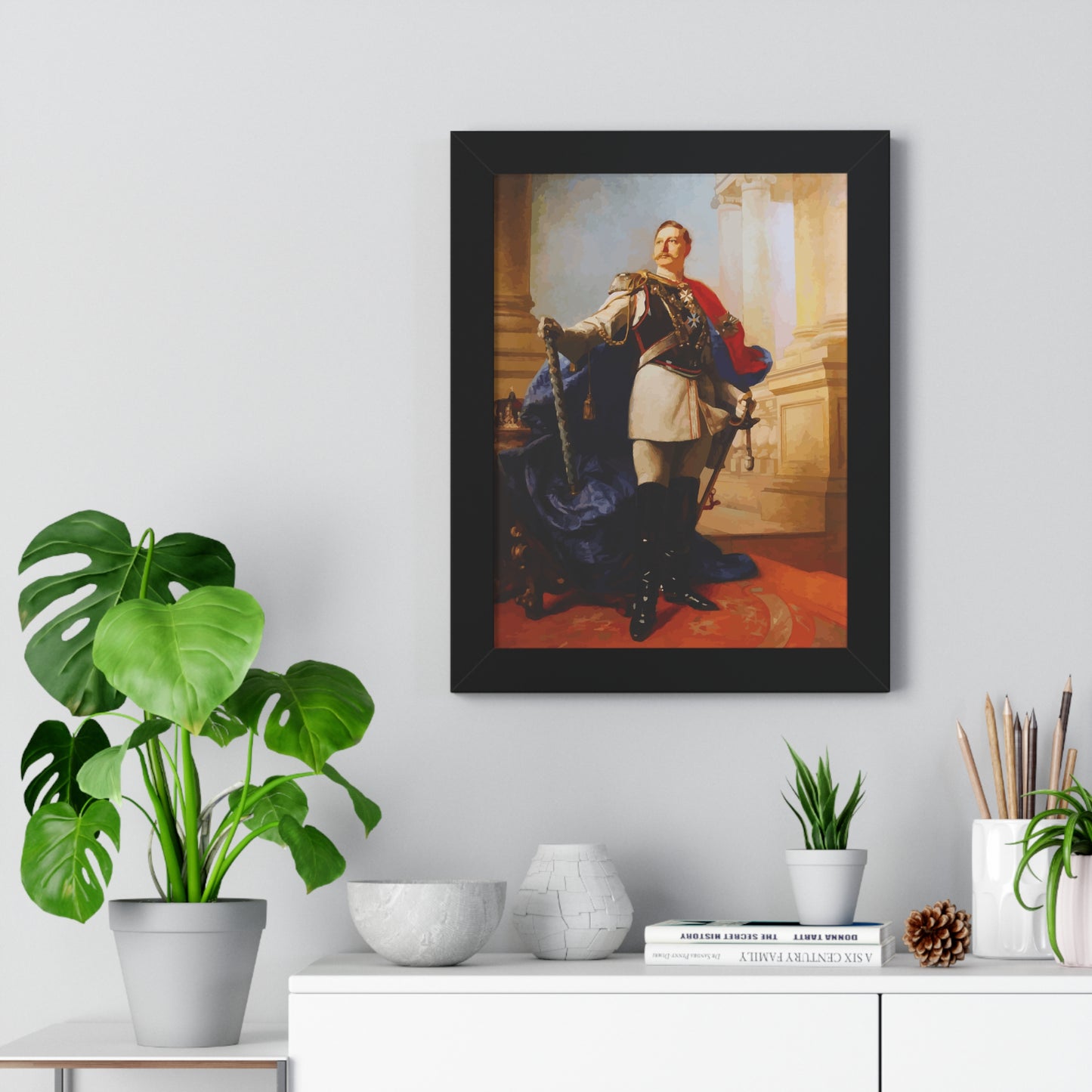 Kaiser Wilhelm II Framed Painting Poster