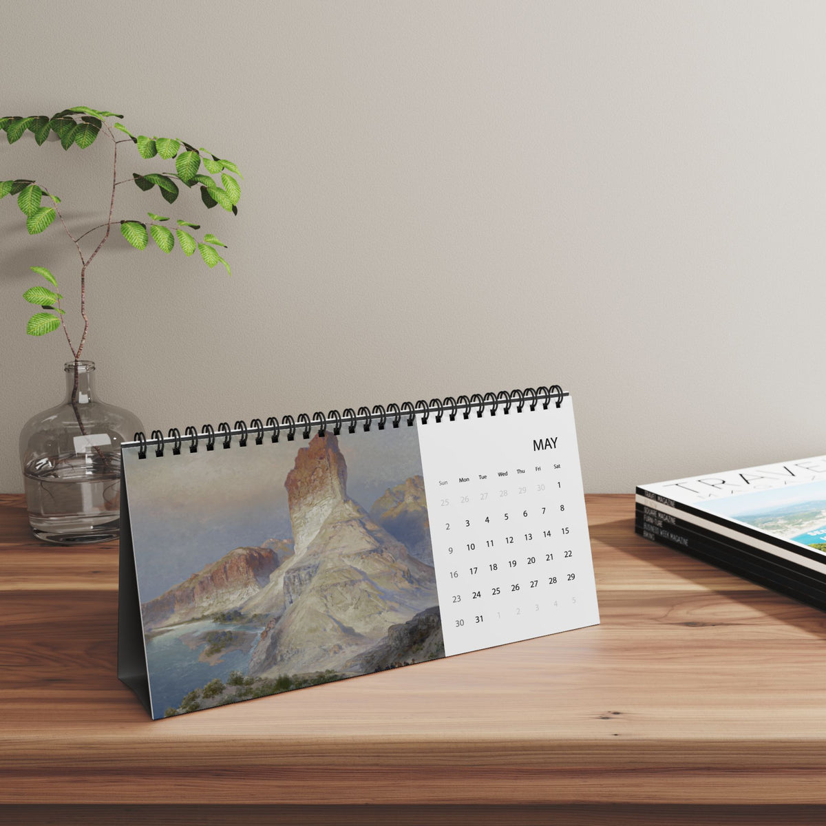 Thomas Moran 2027 Desktop Calendar