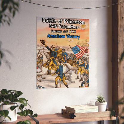 Battle of Princeton Vertical Matte Poster