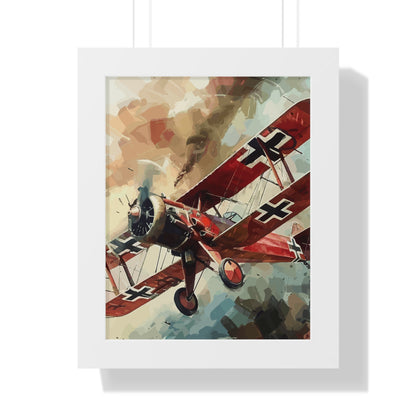 Red Baron Airplane Framed Poster