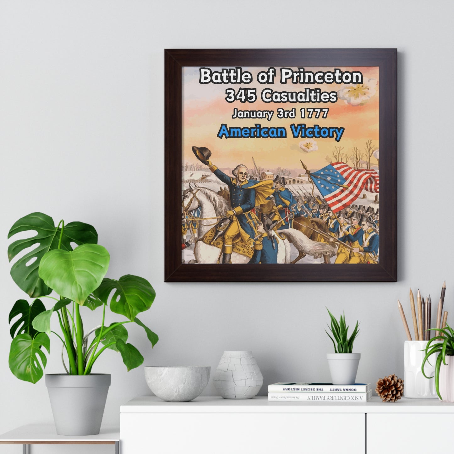 Battle of Princeton Framed Poster