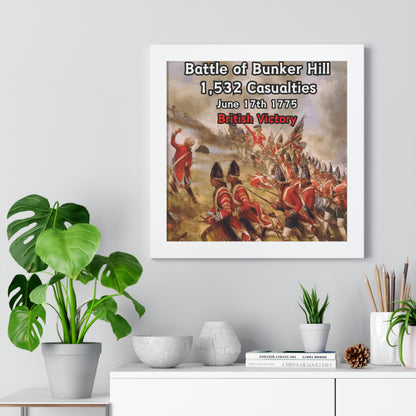 Battle of Bunker Hill Framed Poster