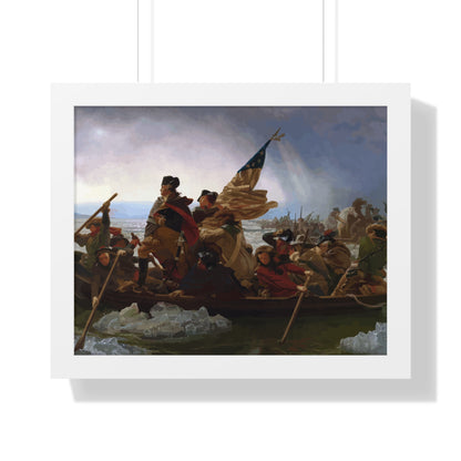 George Washington Crossing the Delaware Framed Painting Poster