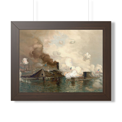 Monitor and Merrimac Framed Print | Julian O. Davidson, 1886