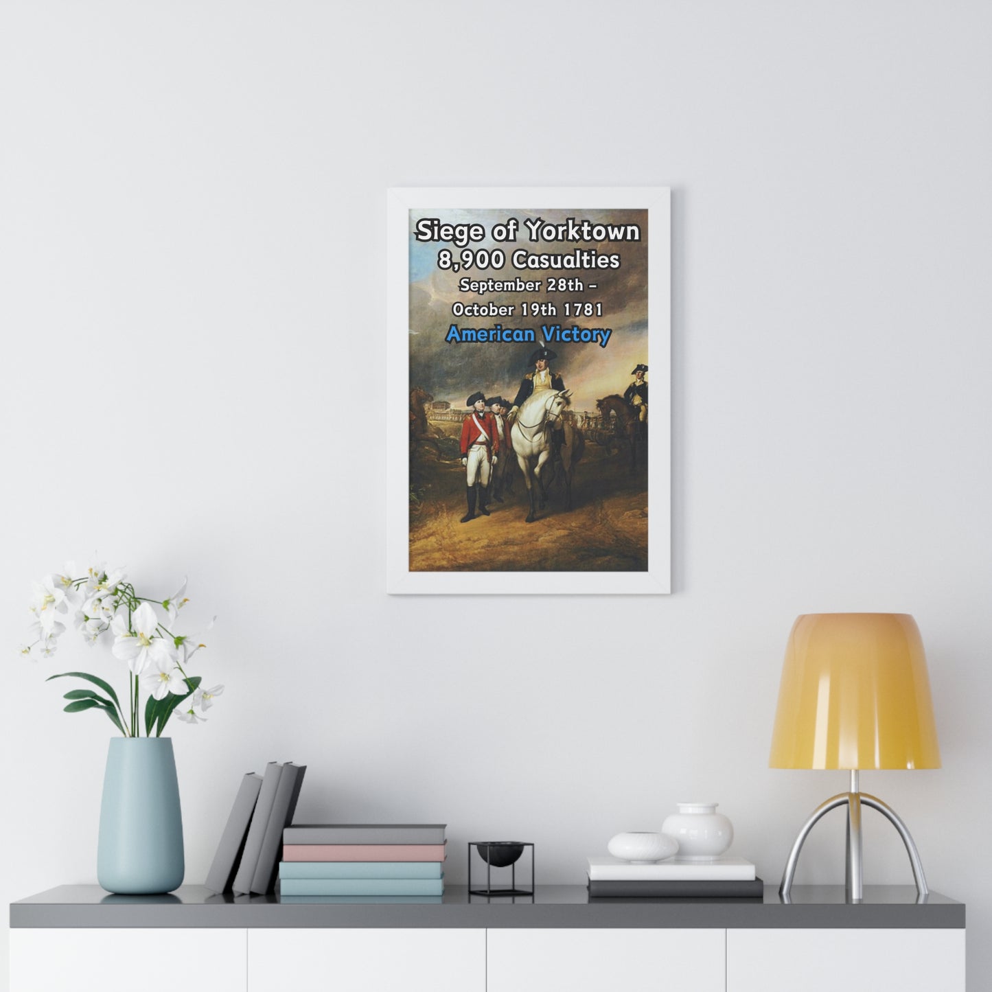 Siege of Yorktown Framed Poster