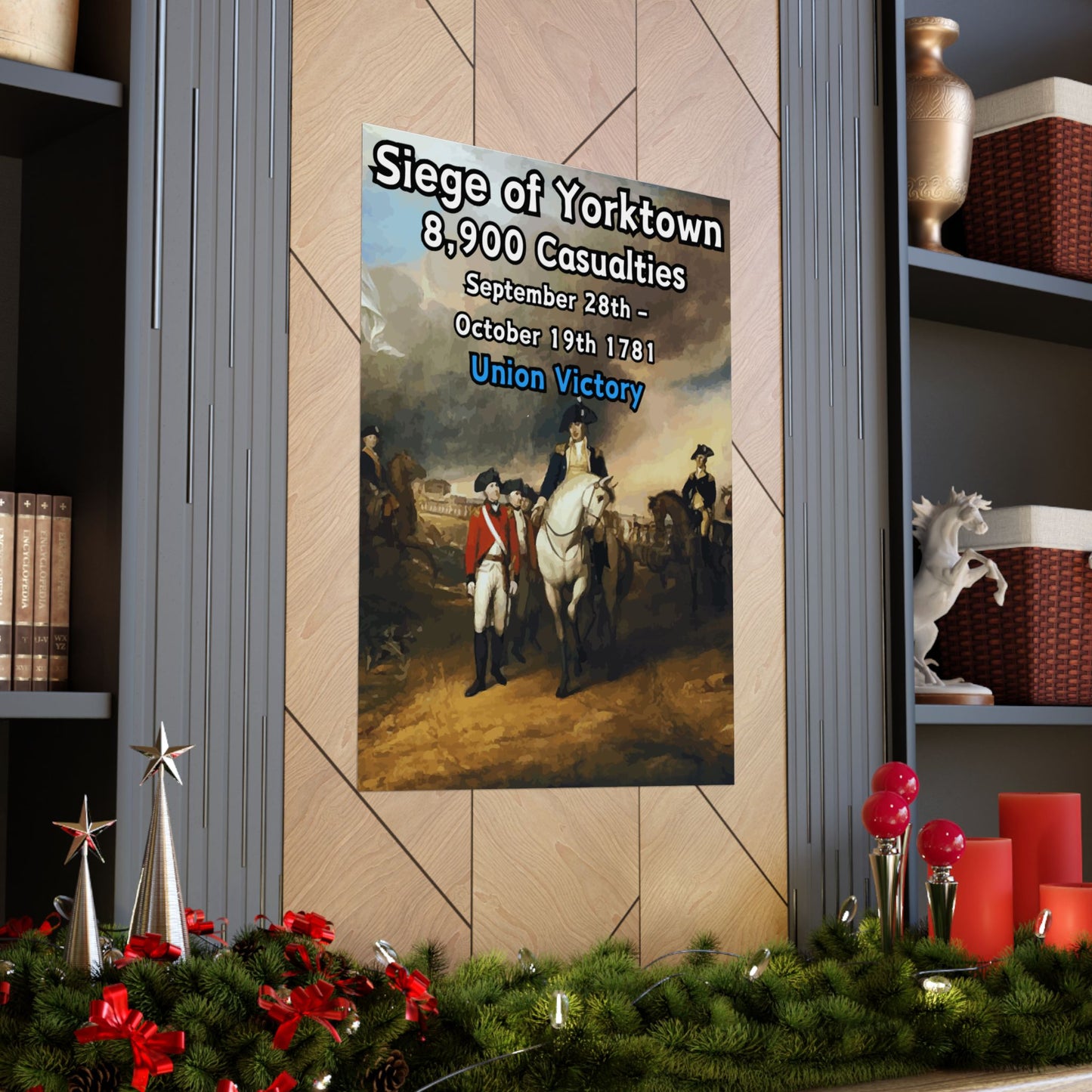 Siege of Yorktown Vertical Matte Poster