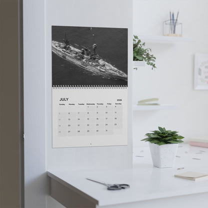 400 Years of American Ship (Grid Style) 2026 Calendar