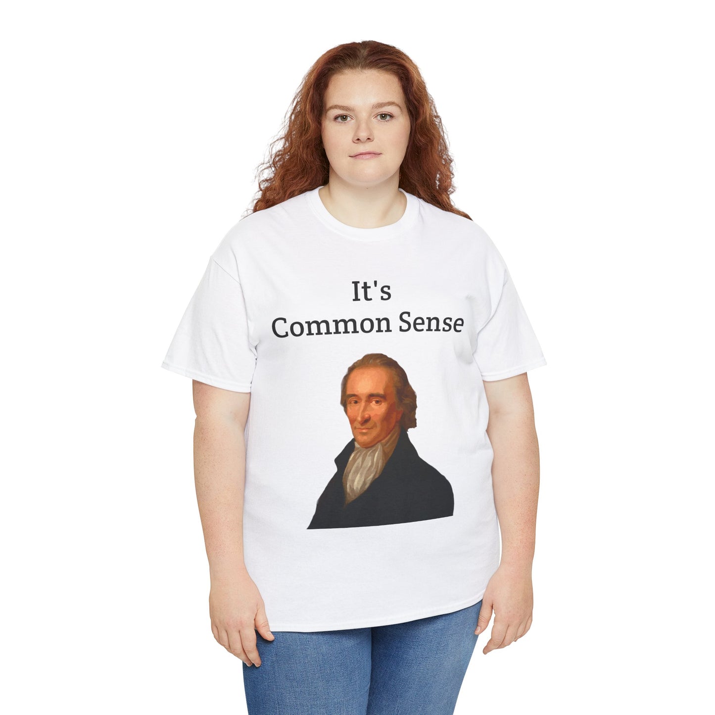 It's Common Sense Thomas Paine History Unisex Heavy Cotton T-Shirt