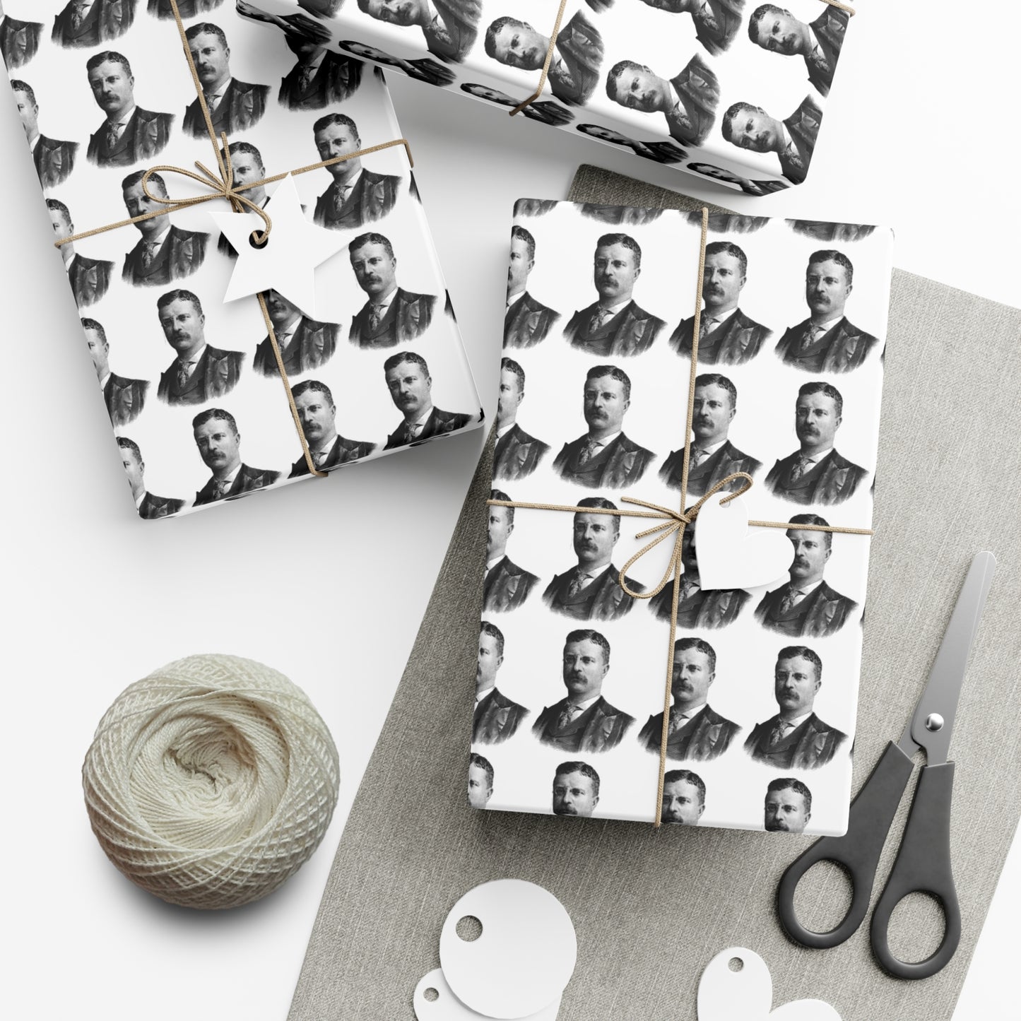 Theodore Roosevelt Gift Wrap Paper