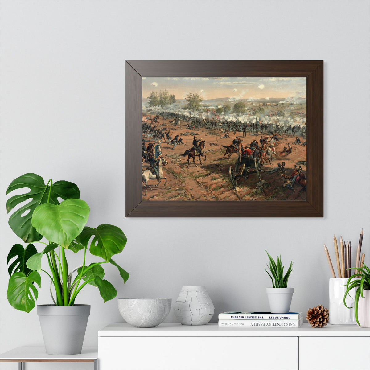 Battle of Gettysburg Framed Print | Thure de Thulstrup, 1887