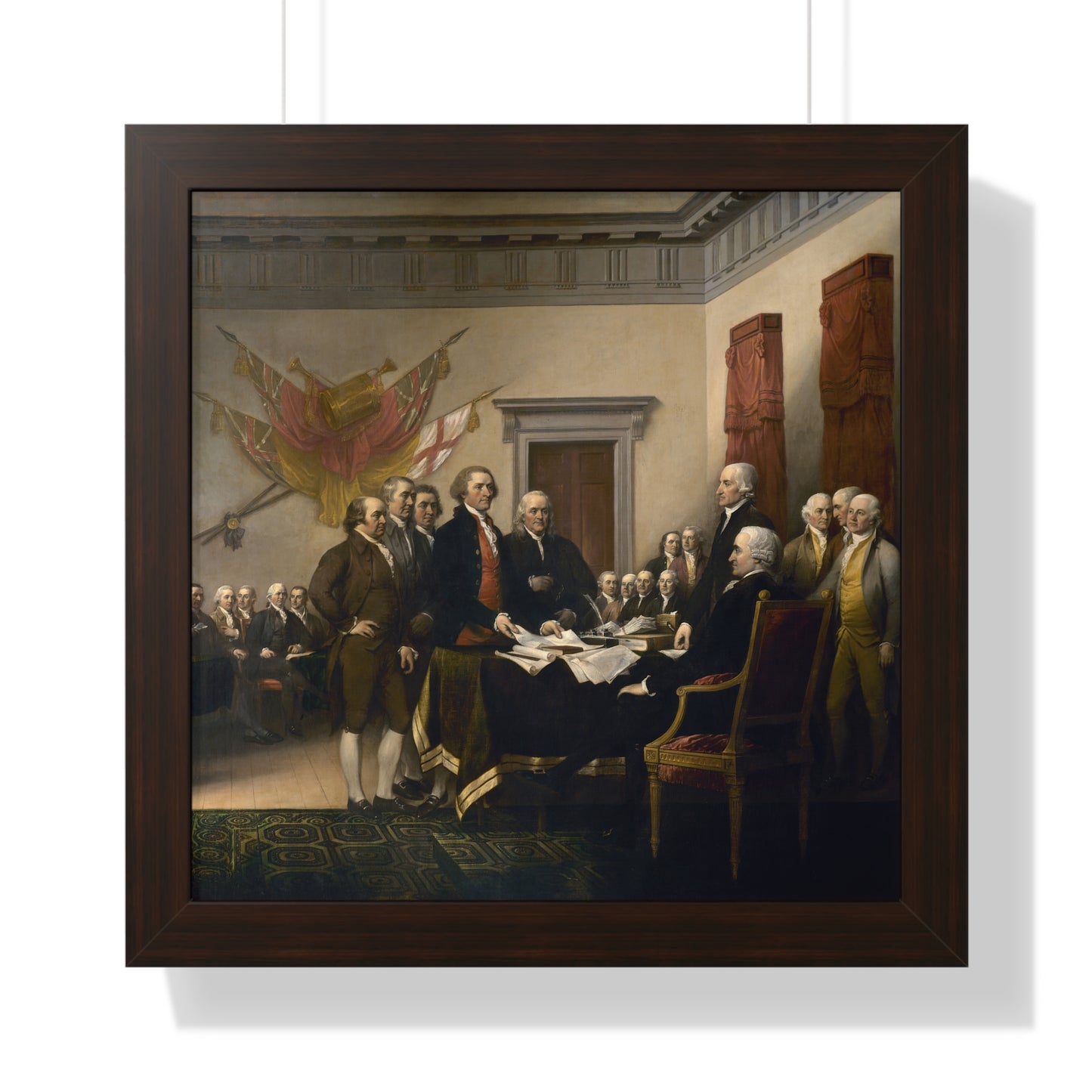 The Signing of The Declaration of Independence Framed Painting Poster