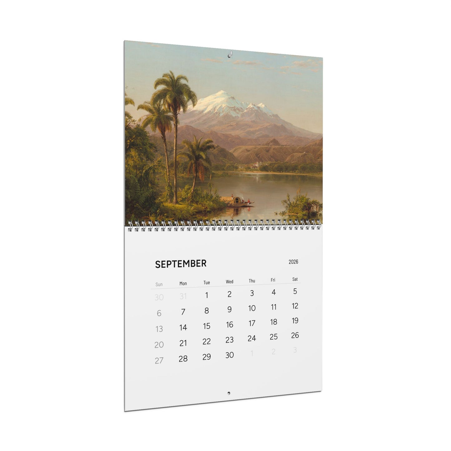 Frederic Edwin Church 2026 Calendar