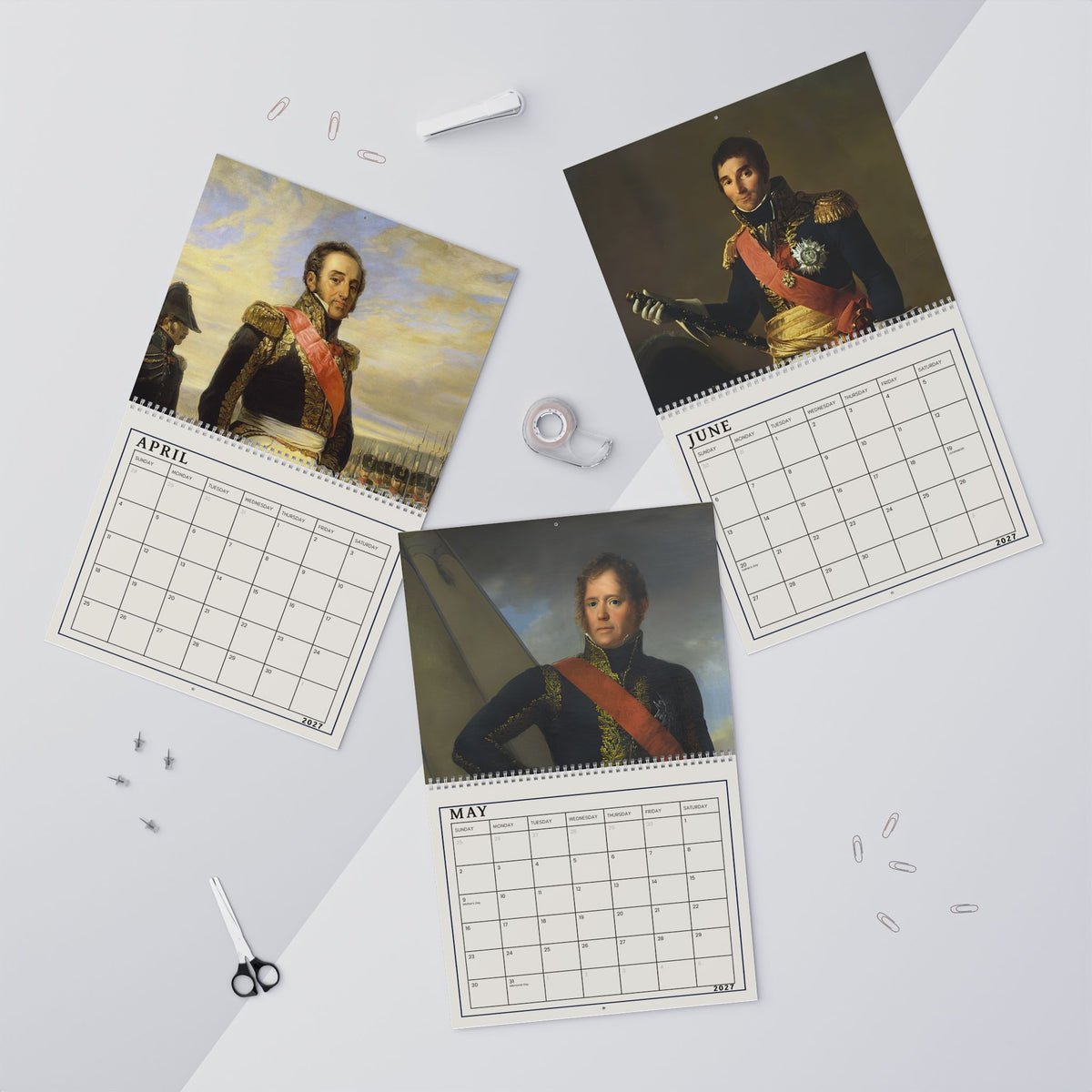Napoleon's Marshals 2027 Calendar