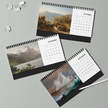 2027 American Landscape Desktop Calendar