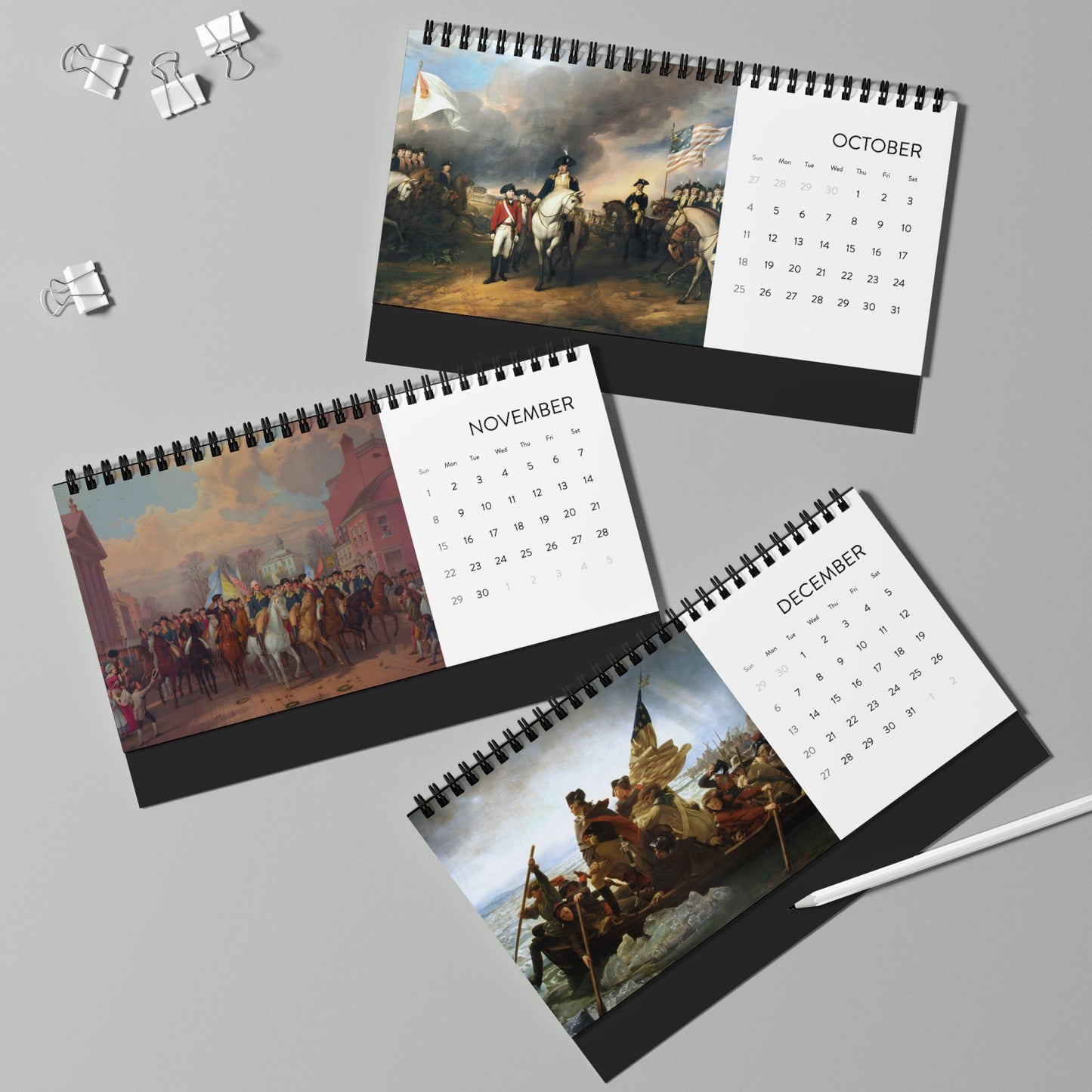 Revolutionary War 2026 Desktop Calendar