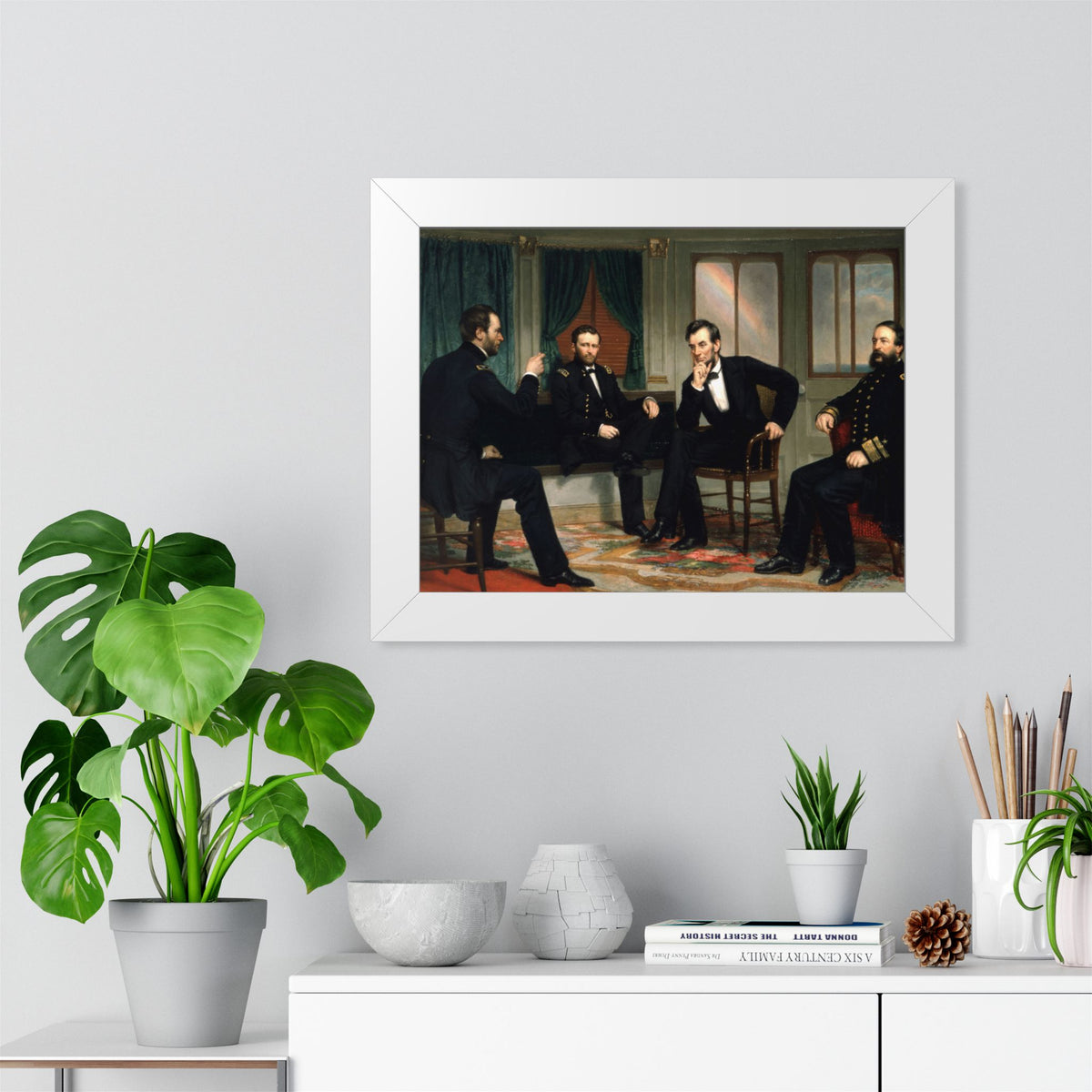The Peacemakers Framed Print | George P. A. Healy, 1868
