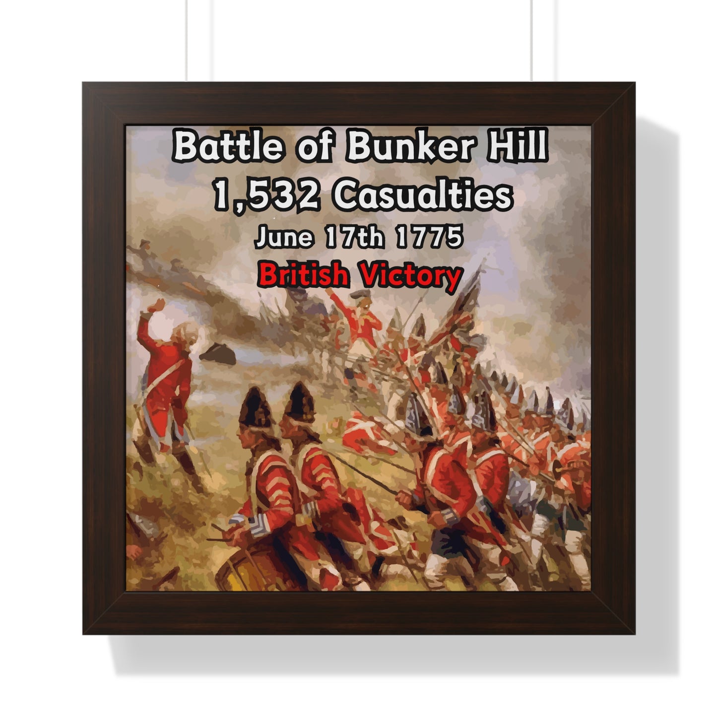 Battle of Bunker Hill Framed Poster