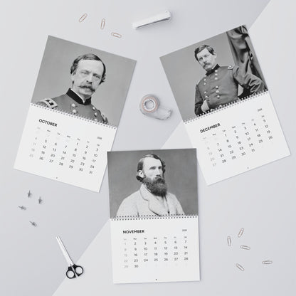 Birthdays of Civil War Generals 2026 Calendar