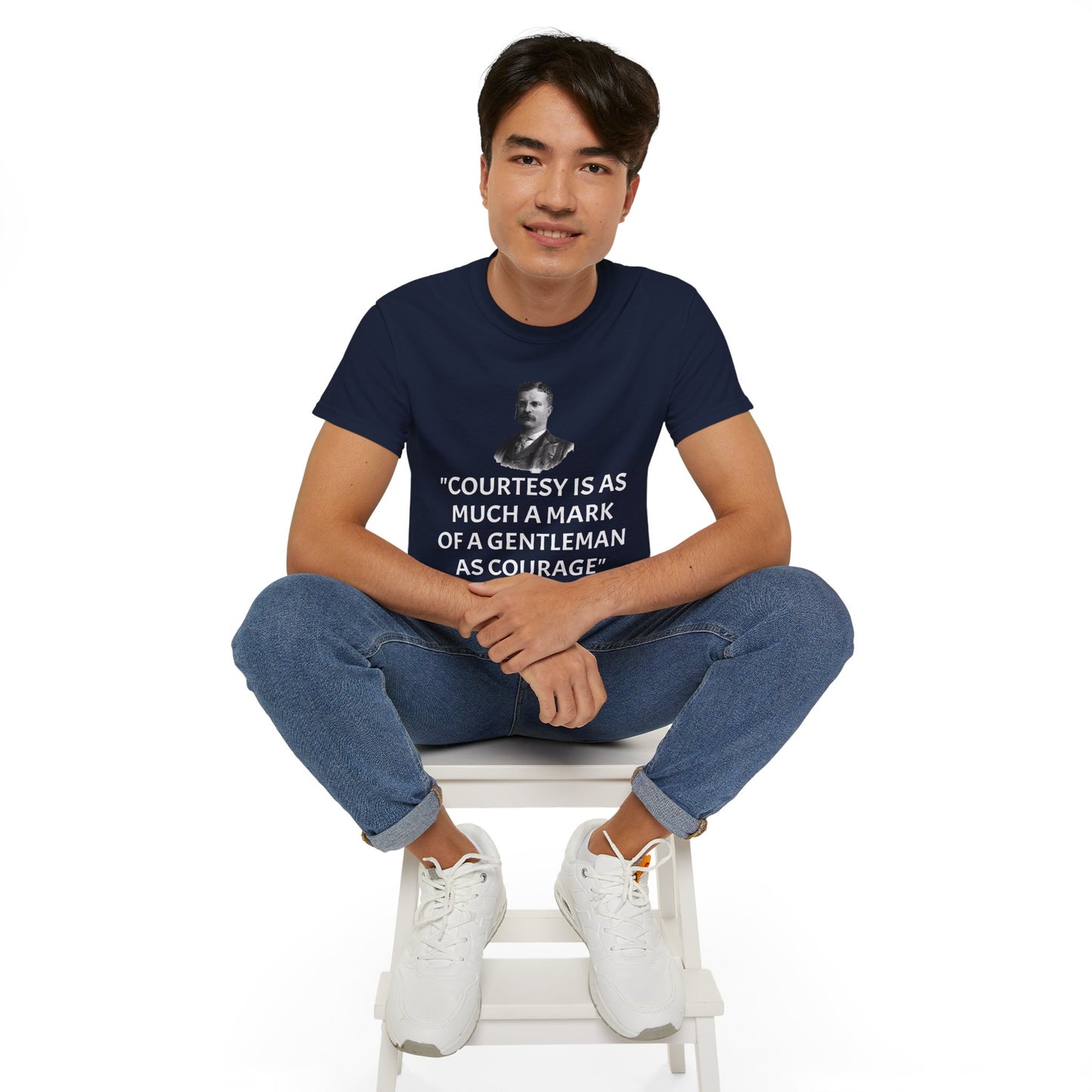 Theodore Roosevelt Quote Unisex Ultra Cotton Shirt