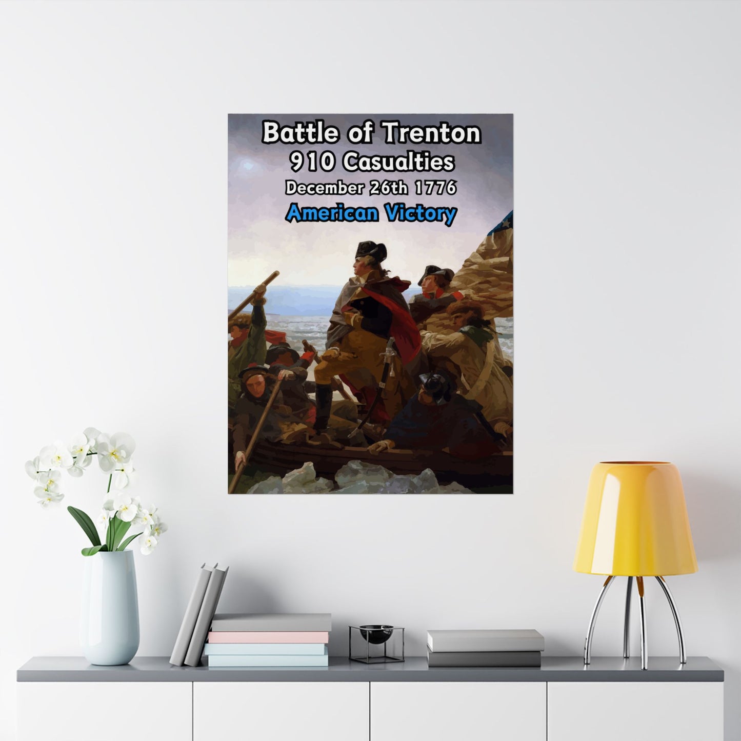 Battle of Trenton Vertical Matte Poster