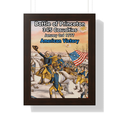 Battle of Princeton Framed Poster