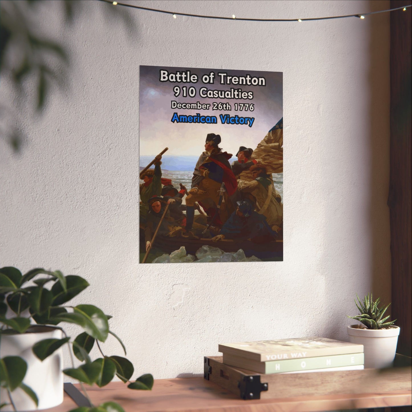 Battle of Trenton Vertical Matte Poster