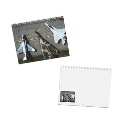Vintage US Jets (Grid Style) 2026 Calendar