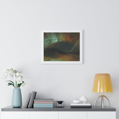 Historical Aurora Borealis Framed Painting Poster