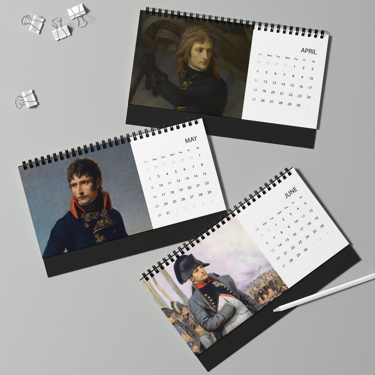 Napoleon Portrait 2027 Desktop Calendar