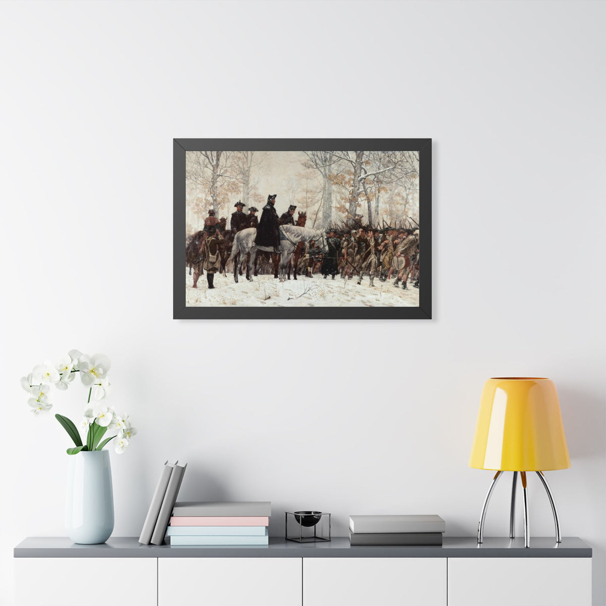 The March to Valley Forge Framed Print | William B. T. Trego, 1883