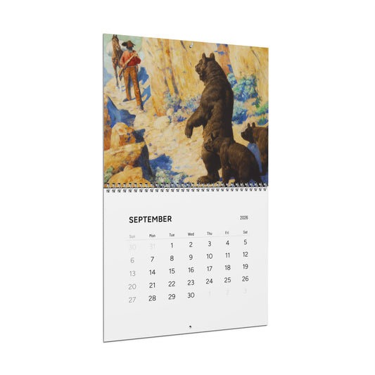 American Western Painting 2026 Calendar