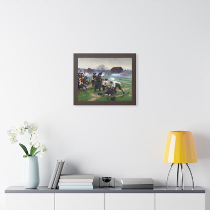 The Battle of Lexington Framed Print | William Barnes Wollen, 1910