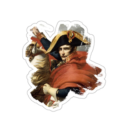 Napoleon Bonaparte Crossing Alps Cutout Sticker