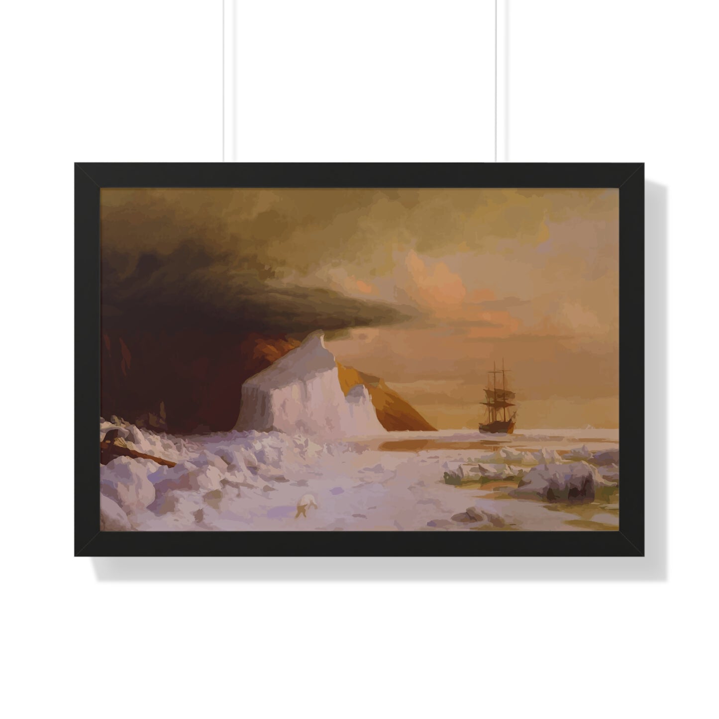 Arctic Summer Framed Painting Poster